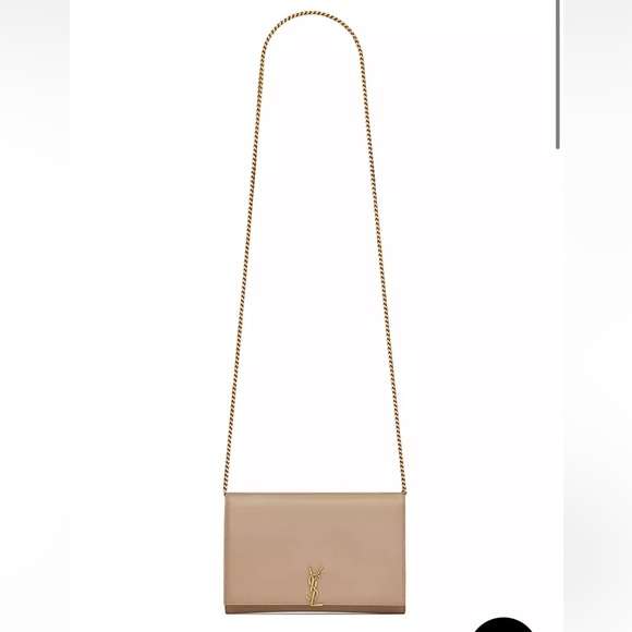 YSL Saint Laurent wallet on chain Cassandre Logo Plaque - Picture 12 of 12